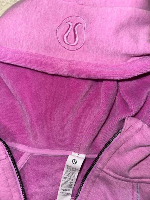 Lululemon Pink Scuba Hoodie - Image 3