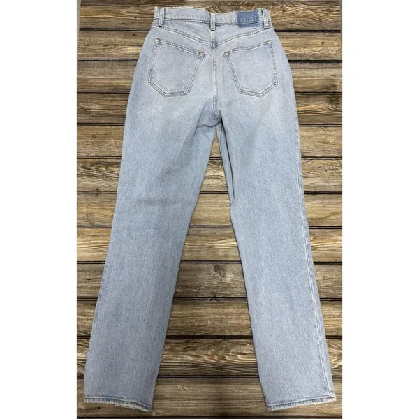 Abercrombie Curve Love 90s Straight Jeans 28/6L Ultra High Rise - Image 2