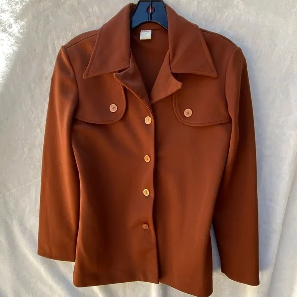 Vintage Polyester Jacket‎ Size 10 - Image 7