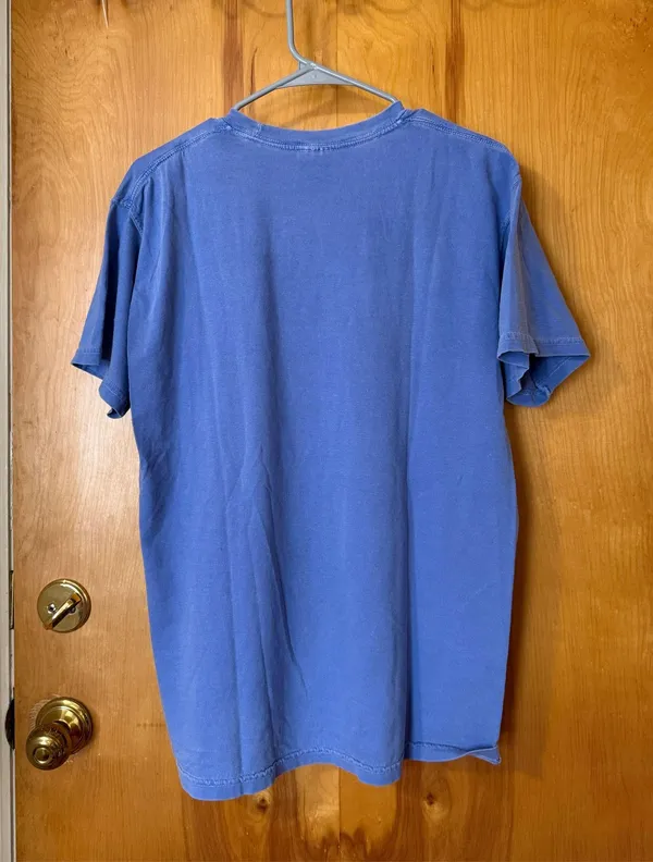 Love First Jesus T Shirt Blue Size M - Image 2