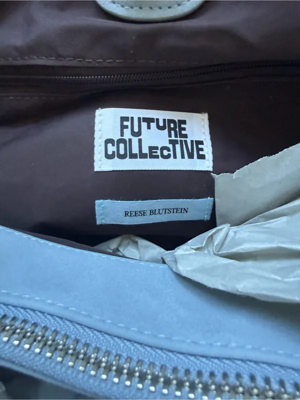 Future Collective Reese Blutstein Powder Blue Buckle Bag - Image 4