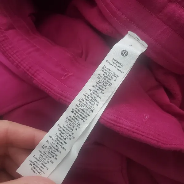 lululemon athletica Fuchsia 5inch Shirt Terry Size 8 - Image 3