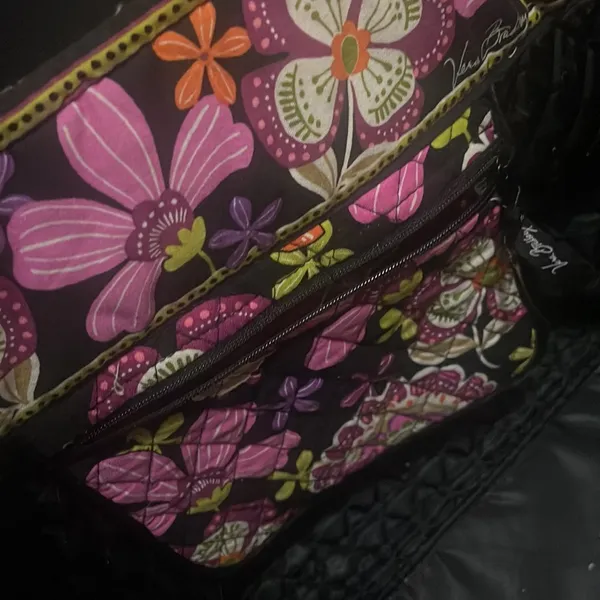Vera Bradley large tote travel paisley brown multi print bag - Image 3