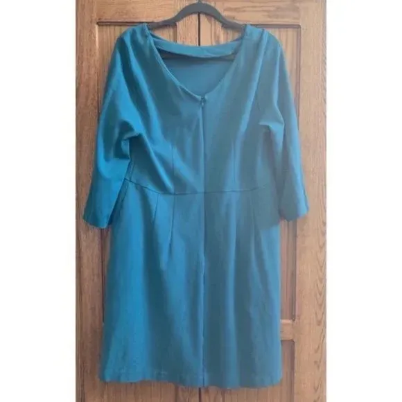 Amanda Uprichard Chelsea Dress In Deep Teal - Image 5