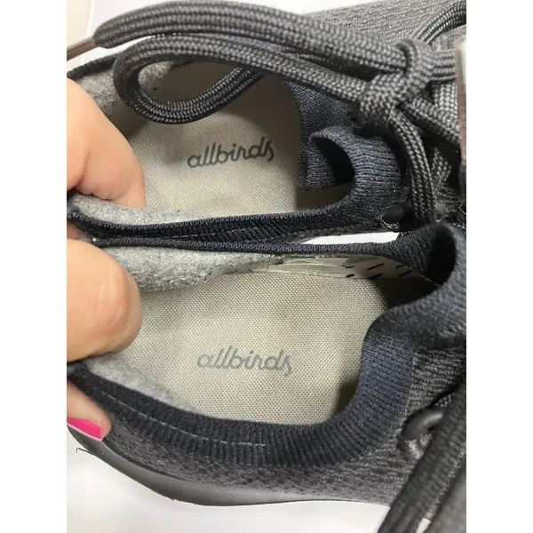 Allbirds Tree Dashers Women W9 Black Excellent Sustainable Knit Running Shoes - Image 6