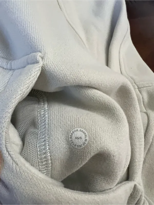 Lululemon Scuba Half Zip Pullover Ivory XS/S - Image 3