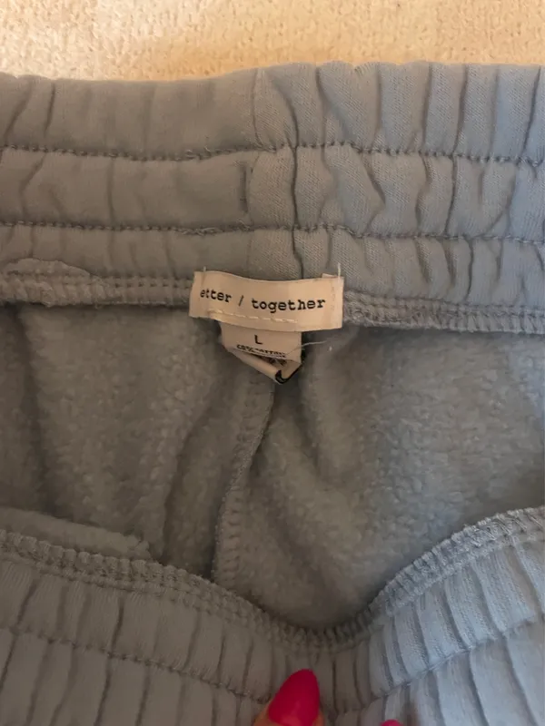 Cargo sweatpants Blue Size L - Image 2