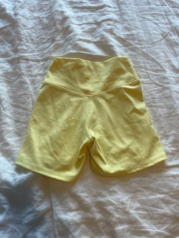 Yellow AYBL Shorts - Image 2