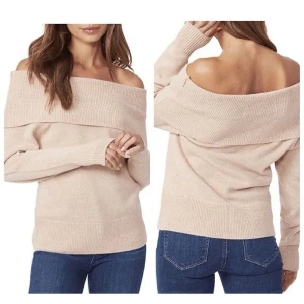 Paige Sweater Womens Size Small Izabella Off the Shoulder Soft Wool Blend - Image 2