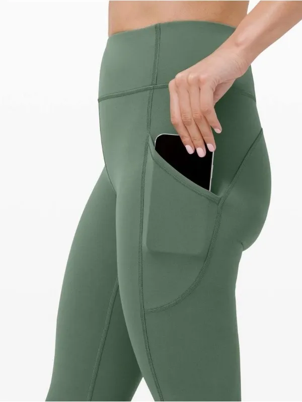 Lululemon Invigorate High Rise Crop 23” Leggings in Algae Green size 6 $118 - Image 5