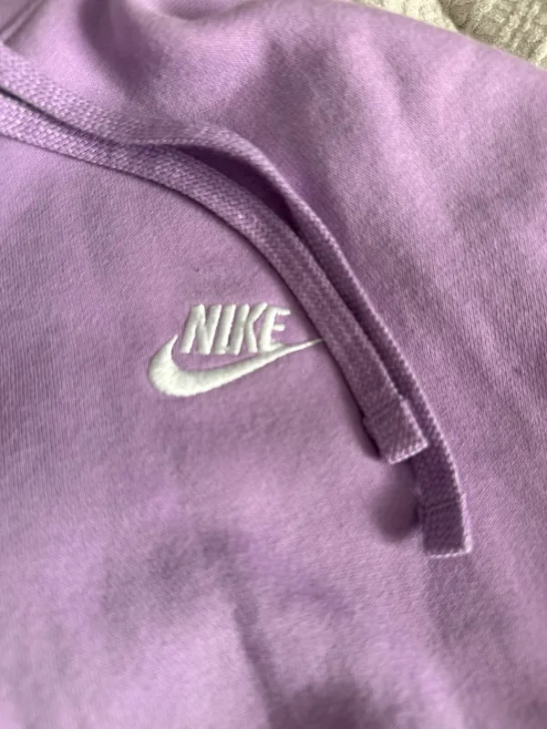 Purple Nike Hoodie Medium Women’s Pullover Sweatshirt - Image 2