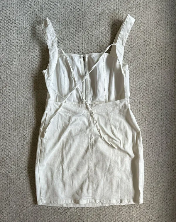 Blue Blush White Cargo Dress - Image 2