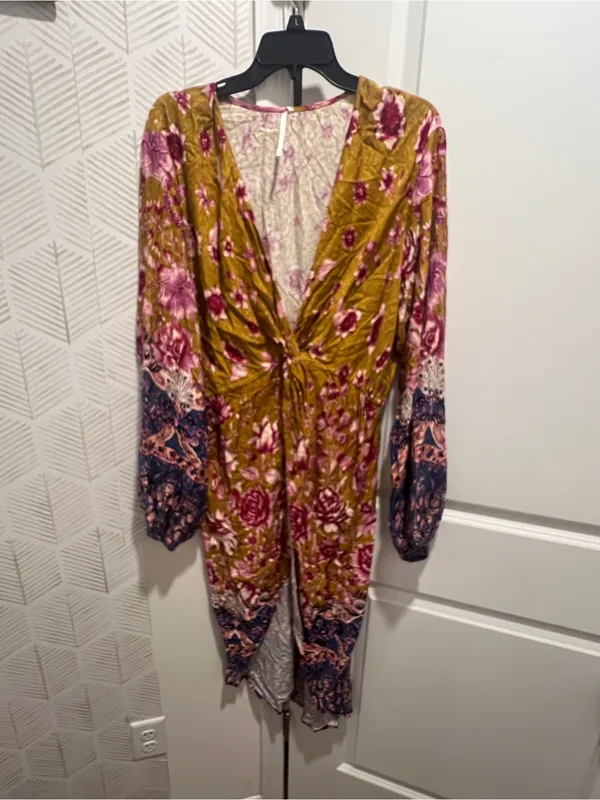 NWT Anthropologie printed floral tunic size L - Image 4