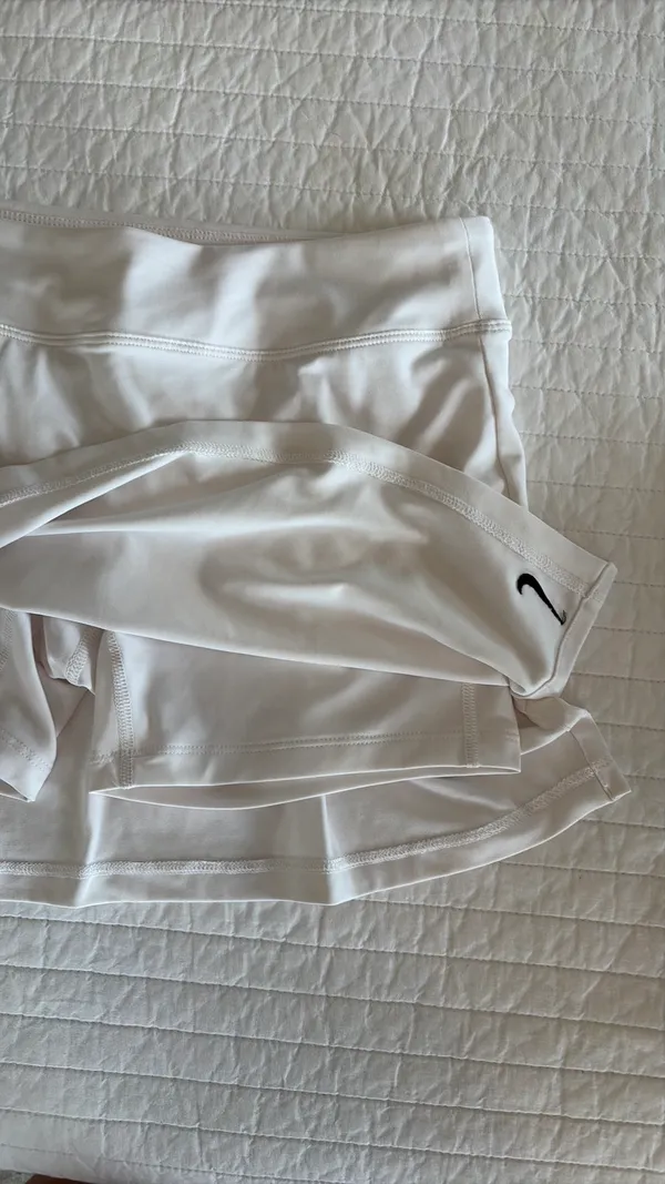 Nike Dri-Fit White Skirt Tennis Skort - Image 3