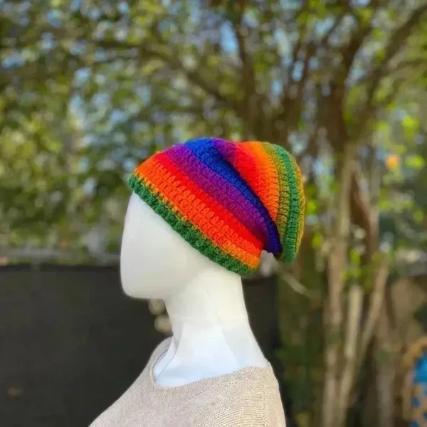 Hemp Leaf Mary‎ Jane Slouchy Hat Fleece Lined - Image 3