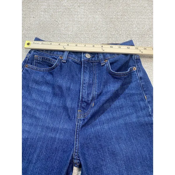 Reformation Bex Super Stretch High Rise Wide Leg Jeans Wheeler Size 26 - Image 11