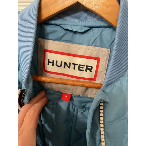 Hunter Original Midlayer Gilet Baby Blue Quilted Vest Women’s Small - Image 7