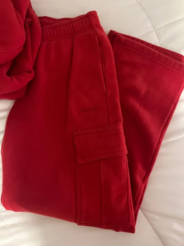 Red Aritzia sweat set  - Image 4