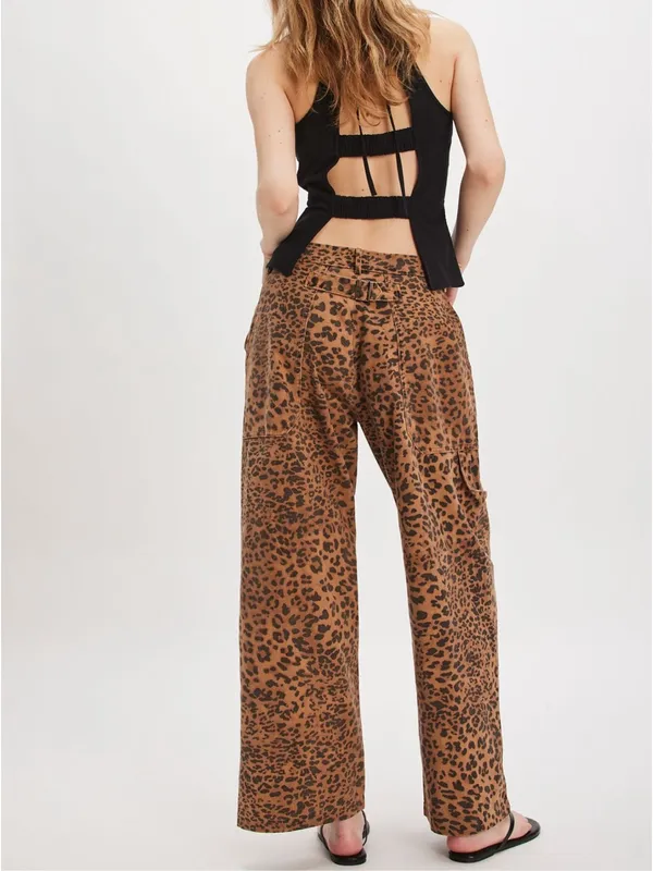 Free People The Tales Animal Suit Denim Jeans‎ - Image 2