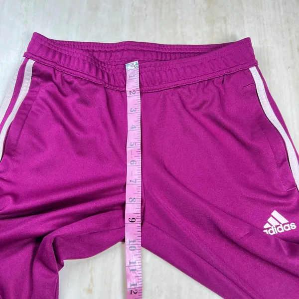 Adidas Womens Tiro 21 Track Pants Power Berry Purple White Stripes XS GQ1039 - Image 10