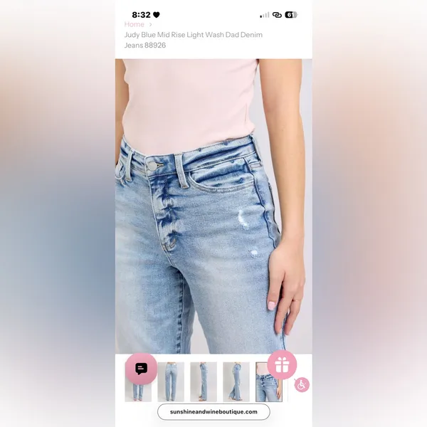 Judy Blue Dad jeans - Image 8