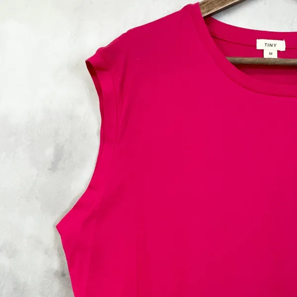 Anthro Tiny Women Sleeveless Top Medium Eyelet Ruffle Coquette‎ Balletcore Y2K - Image 4