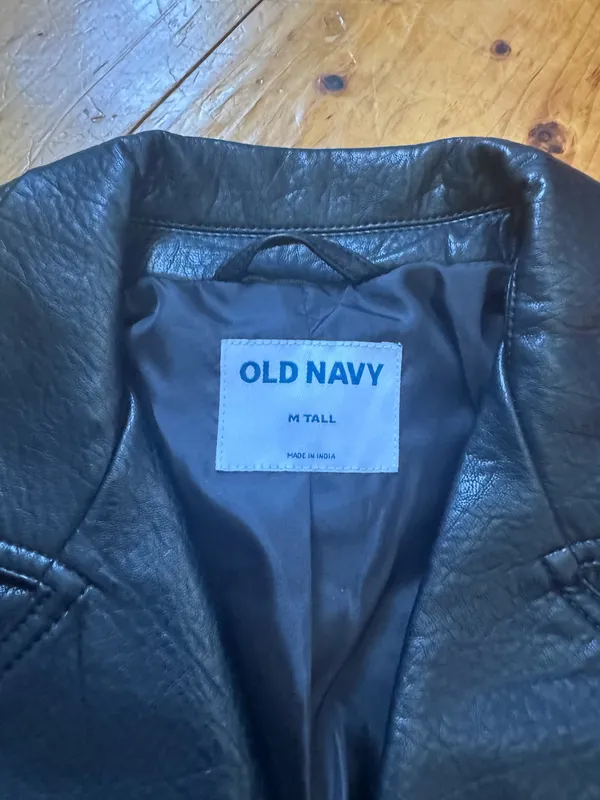Old Navy Leather Jacket - Image 2