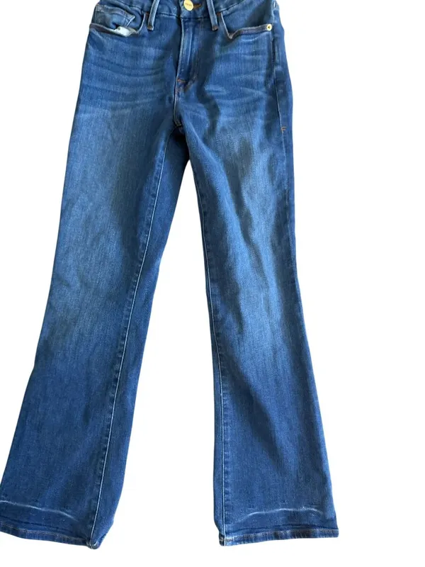 FRAME Le Crop Mini Boot Leg Denim Jeans Size 24 - Image 7
