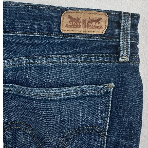 Levis 515 Boot Cut Jeans Mid Rise Denim Jeans Sz 14 Stretch Western 90s‎ - Image 4