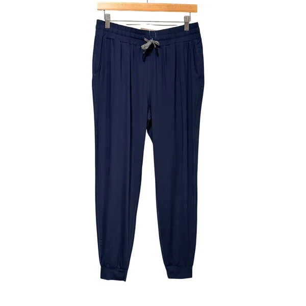 MTN OPS Womens Navy Blue Active Jogger Pants Elastic Waist Hiking Gym Size Large - Image 3