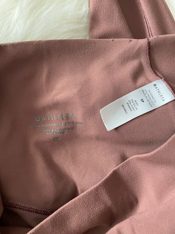 Athleta Women's Brown Athletic Leggings with Pockets - Image 10
