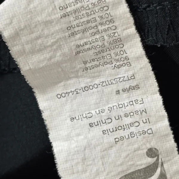 Fabletics Womens 4X Black Activewear Pants‎ PT2253112-0001-34400 Drawstring Gym - Image 4