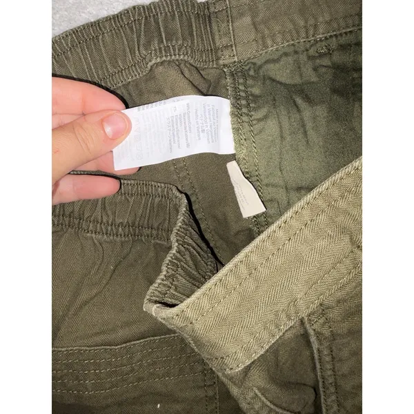 madewell womens camp shorts olive green large - Image 3