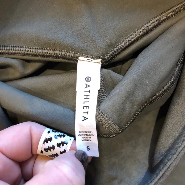 Athleta Garment Dye 7/8 Tight Legging Mountain Olive - Image 6