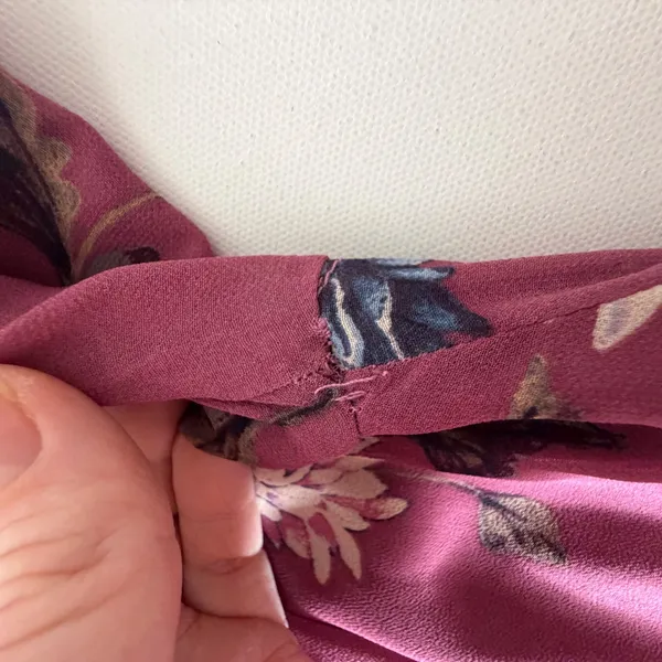 Gal Meets Glam Georgia Chiffon Maxi Dress Size 0‎ Floral Flowy Romantic Cottage - Image 7