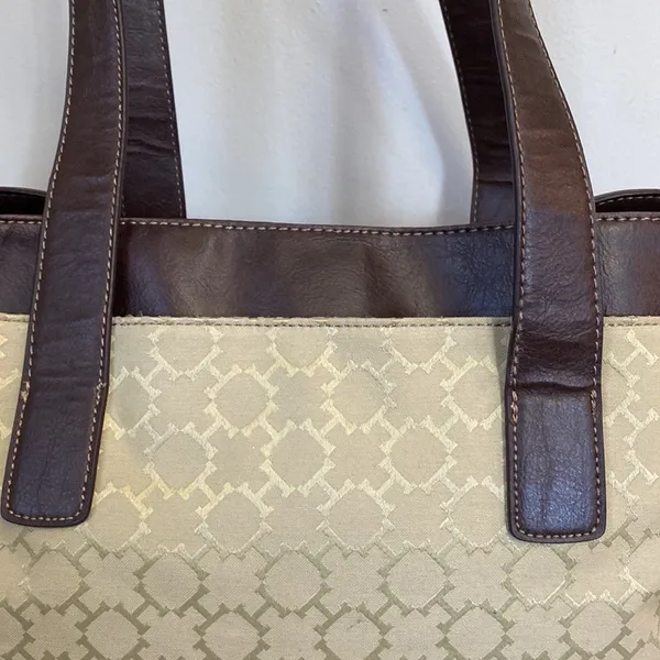 Tommy Hilfiger brown-tan tote bag - Image 7
