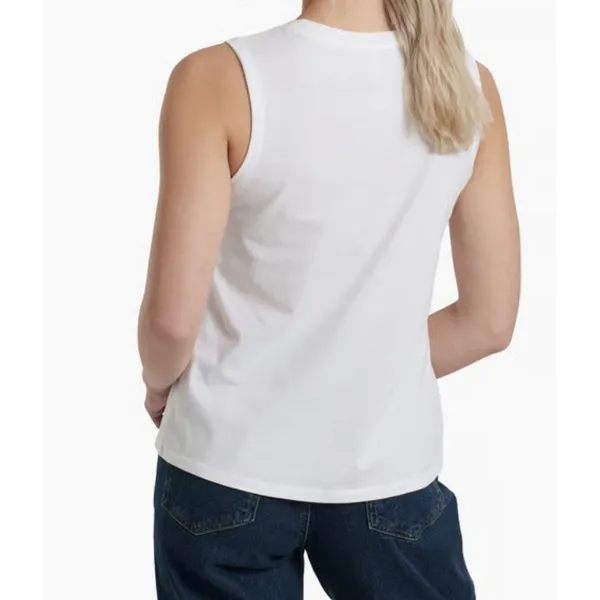 Kuhl White V Neck Sleeveless Vega Tank Top Outdoor Athleisure Classic Basic - Image 2