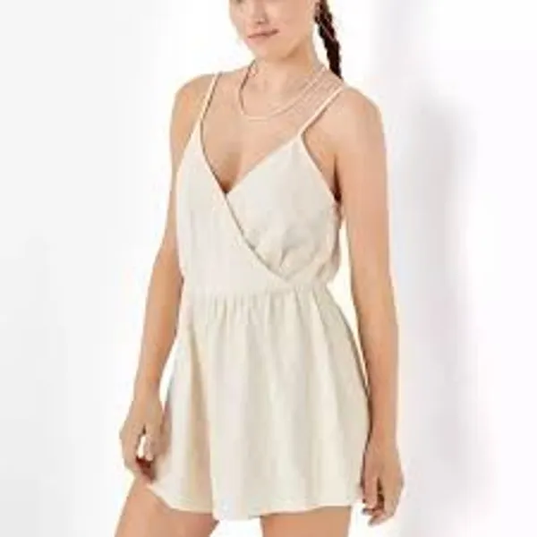 AMERICAN EAGLE Short and Sweet Romper 100% Cotton Size Small S MINIMALIST BEACH - Image 5