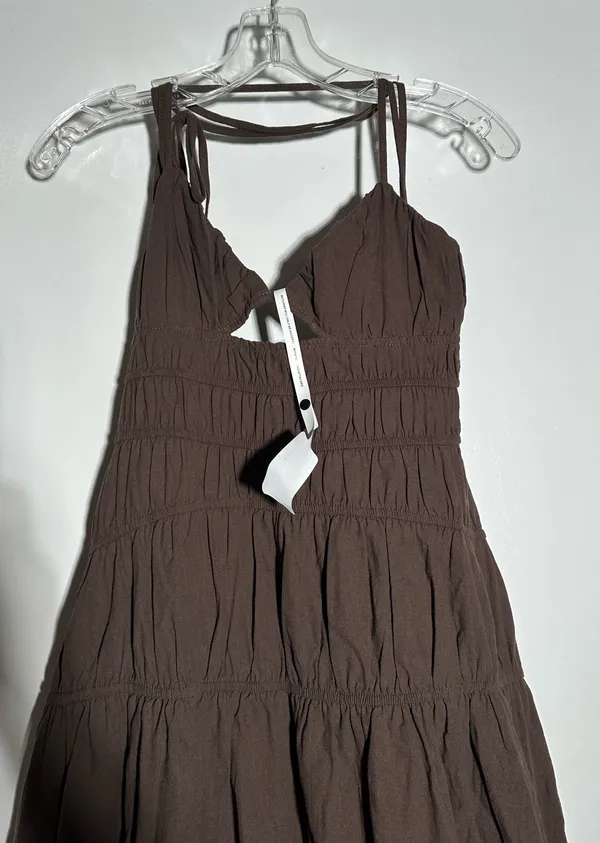 Revolve Tahlia Dress SNDYS Brown - Image 5