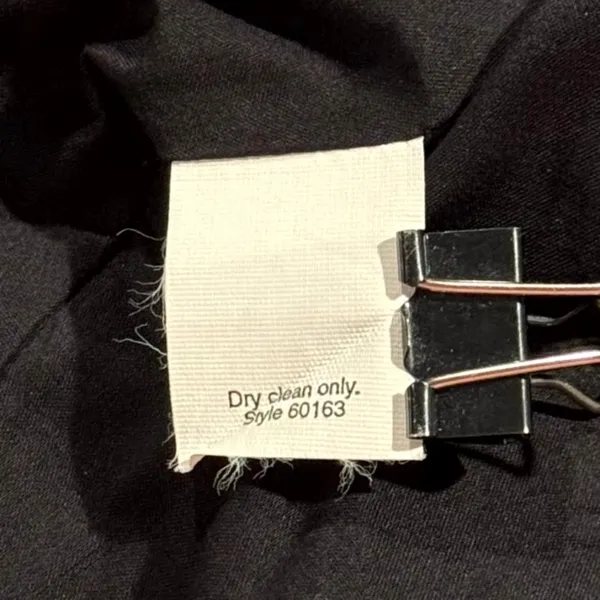 J Crew Little Black Dress Linen Midi Babydoll Y2K Minimalist Quiet Luxury 6‎ - Image 4