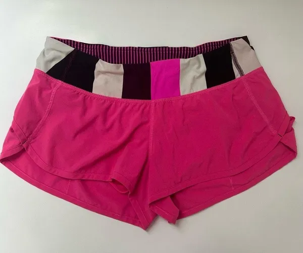 Lululemon Run: Speed Short 4-way Stretch Paris Perfection / Traverse Stripe - Image 4
