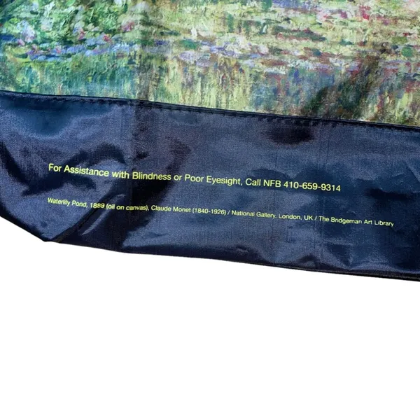 Claude Monet Water Lily Pond‎ Tote Bag Bridgeman Art Gallery Reusable Museum Art - Image 7