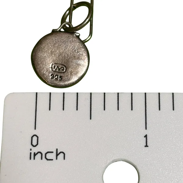 Waxing Poetic Camp Charm Initial B Pendant Sterling Silver 925 Brass Mixed Metal - Image 2