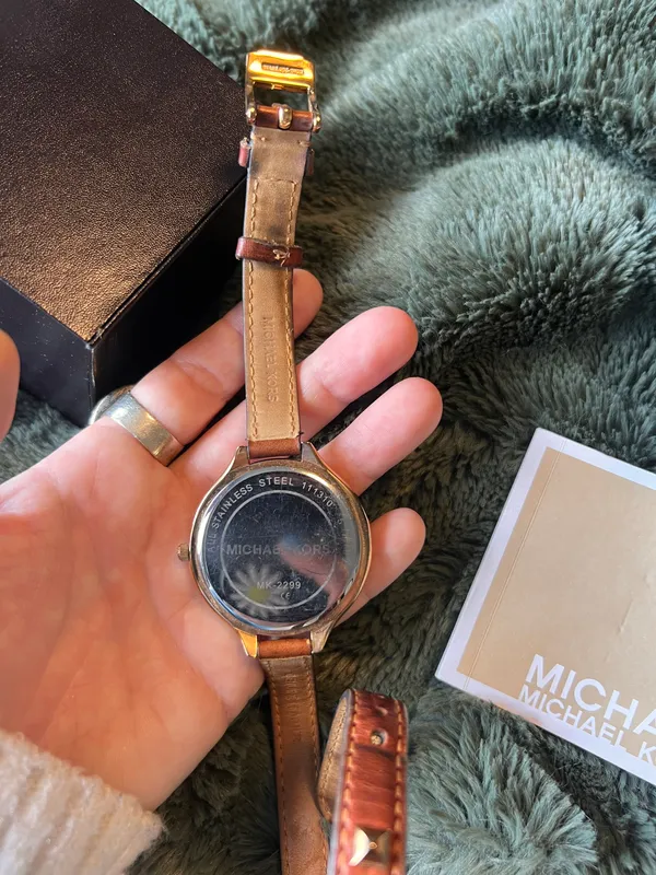 Michael Kors Brown Wrap Watch - Image 4