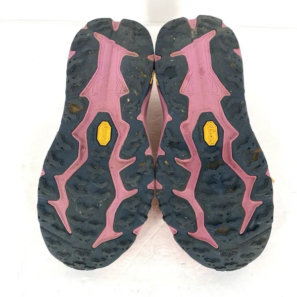 Hoka One One Speedgoat 6 Womens 9.5 Trail Running Shoes Orange Red Vibram - Image 7