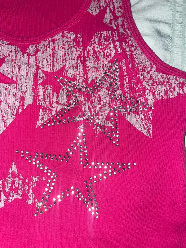 Max Rave Y2K Bedazzled Tank Top - Image 7