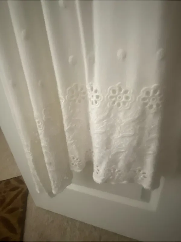 White Maxi Summer Dress Size S 6, Excel. Cond. - Image 3