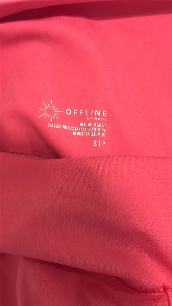 Pink Aerie Crossover Leggings - Image 2