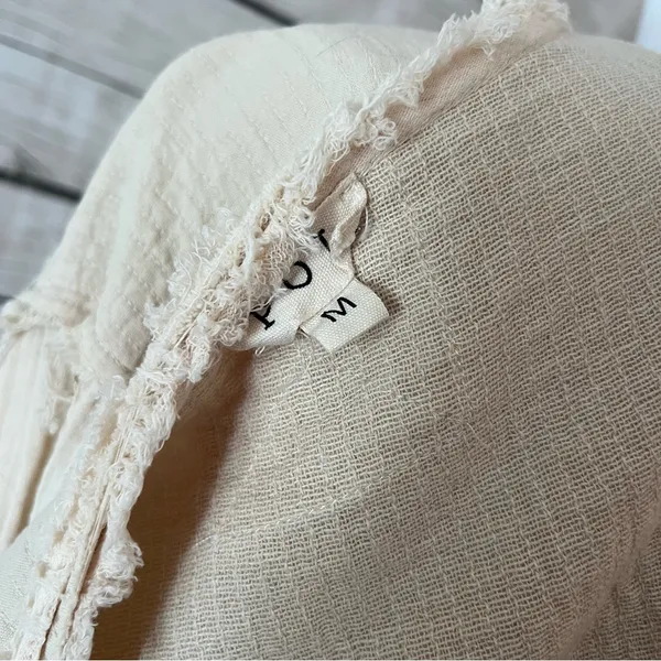 POL Gauze Style Jacket with Boho Charm - Image 6