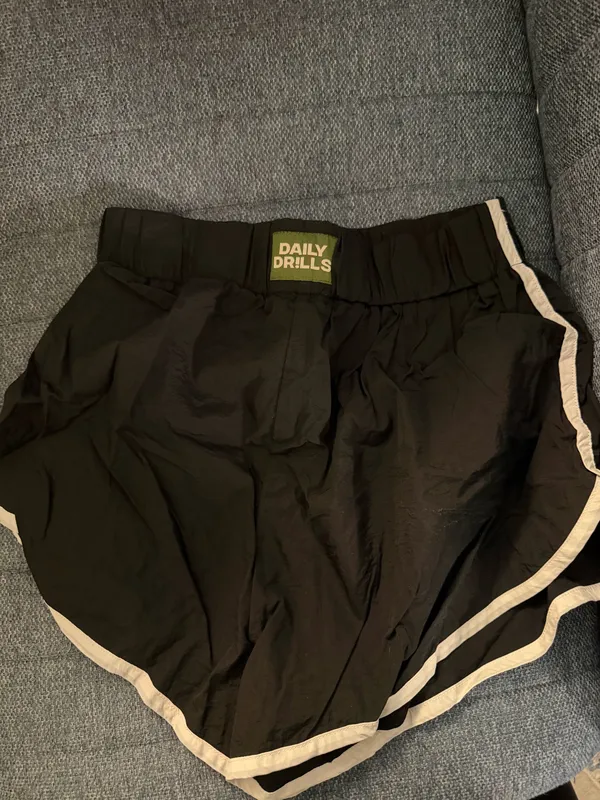 Black Daily Drills Shorts - Image 2